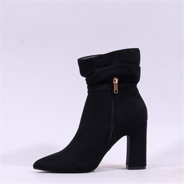 Una Healy Love Train Bunched Ankle Boot - Vinyl